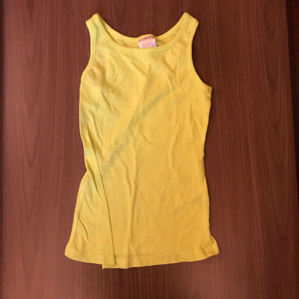 yellow tank top- like new